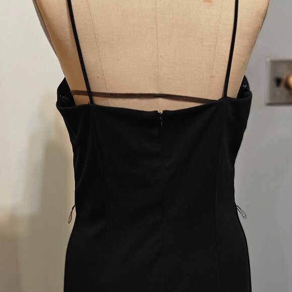 Morgan and Co. Black Cocktail Dress Woman's size 13/14 - Picture 4 of 9